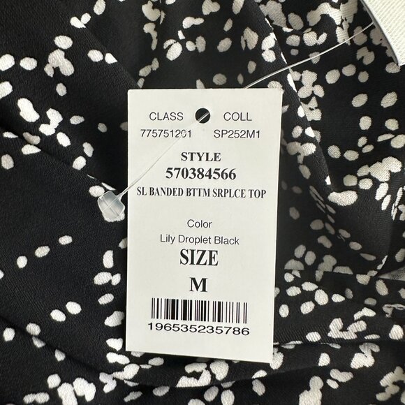 NWT White House Black Market Sleeveless Banded Top Lilly Droplet Medium #WHBM3 - Picture 7 of 10